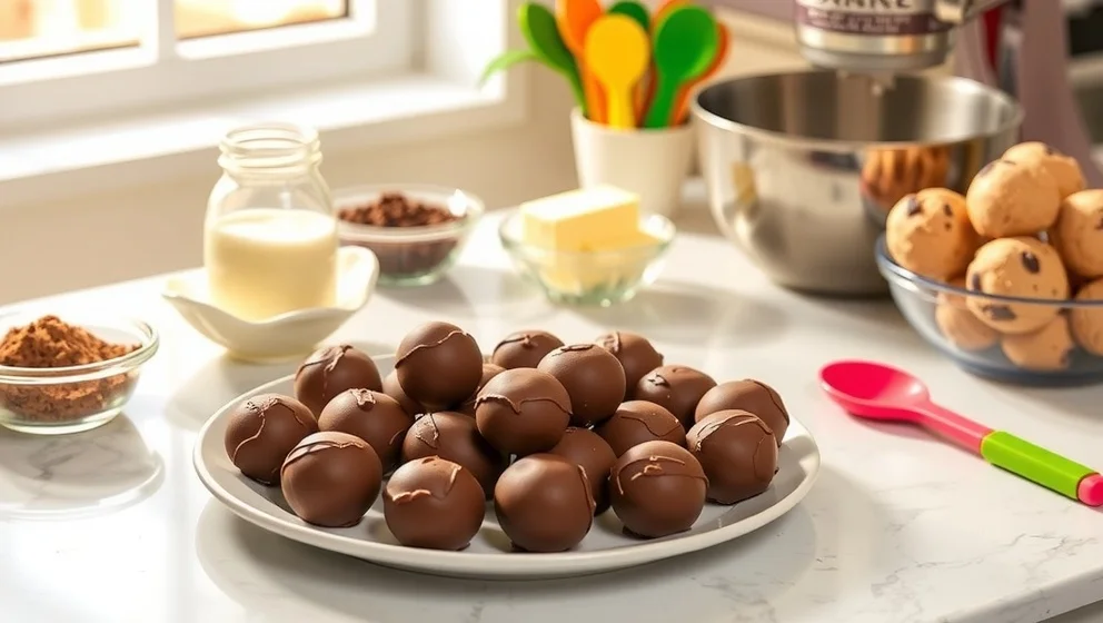 Chokladbollar recept som barn älskar