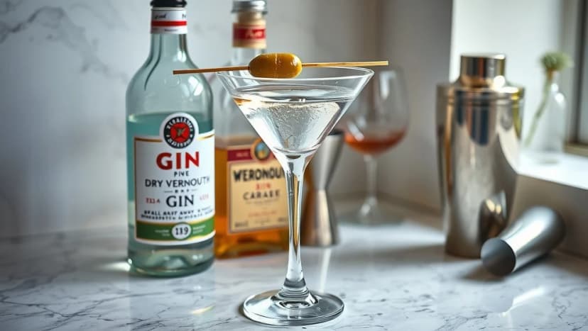 Så gör du en perfekt dry martini hemma