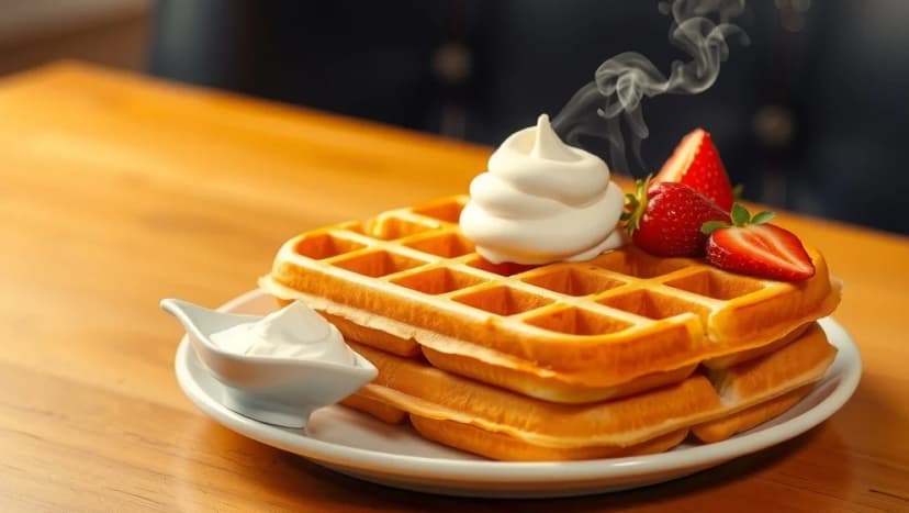Så gör du frasiga våfflor hemma