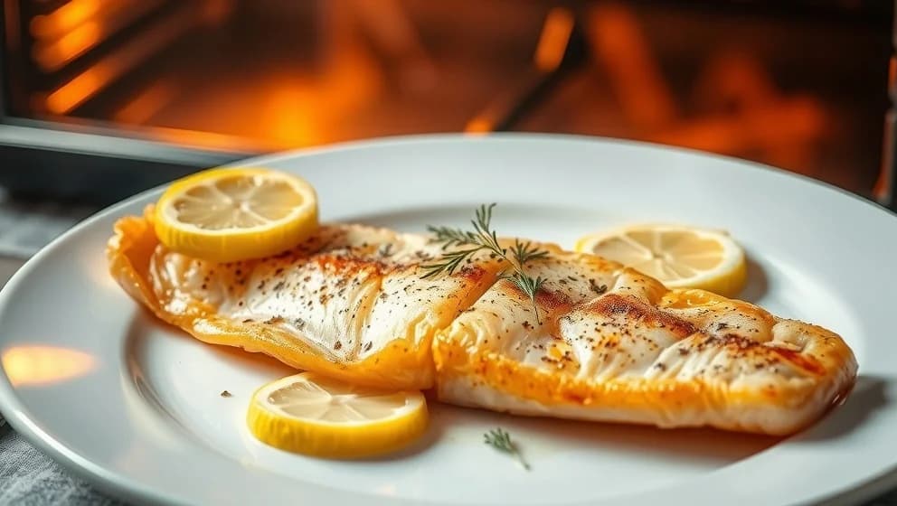 Hälleflundra i ugn blir saftig och god