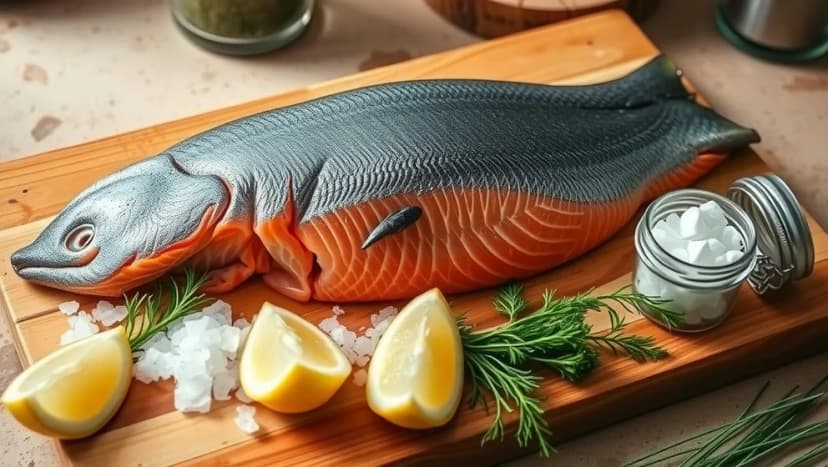 Kallrökt lax som du gör själv hemma