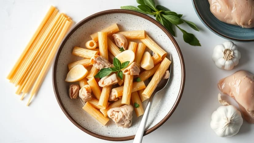 Kyckling pasta recept på 20 minuter