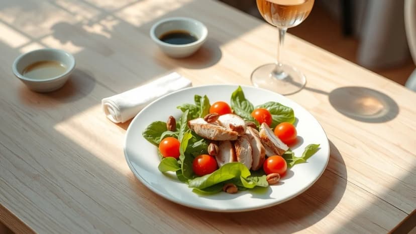 Lyxig kycklingsallad som imponerar på gäster