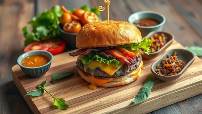 Lyxiga hamburgare recept som smakar som på restaurang