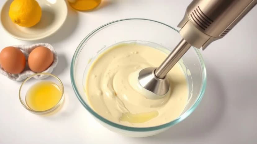 Gör majonnäs hemma med stavmixer