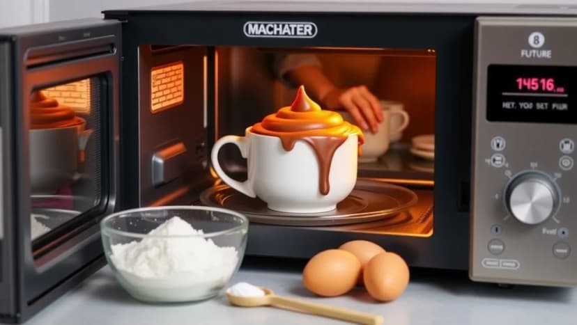 Mug cake recept på bara två minuter