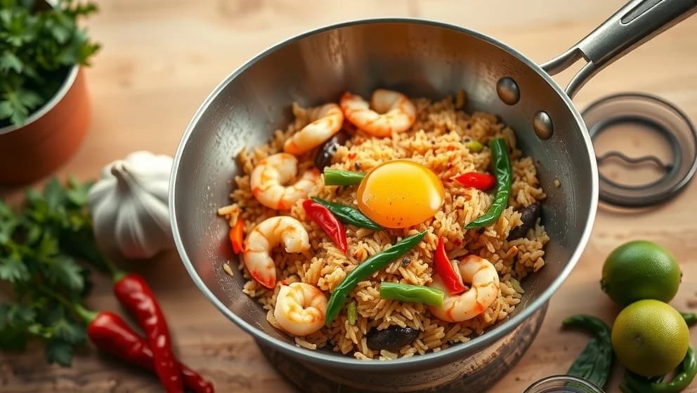 Nasi goreng recept som smakar autentiskt