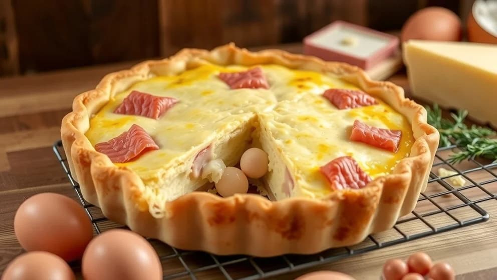 Ost och skinkpaj som alla älskar