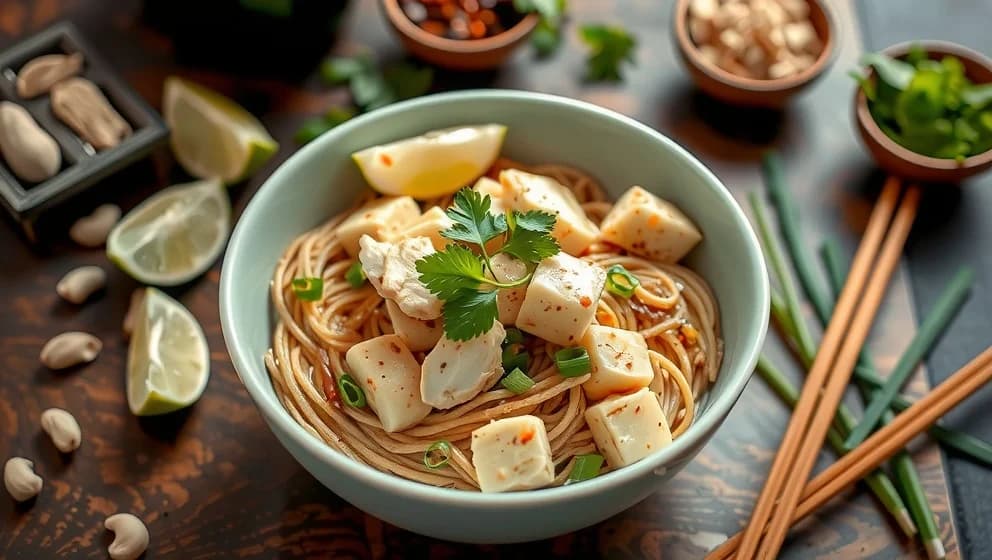 Pad Thai med kyckling hemma