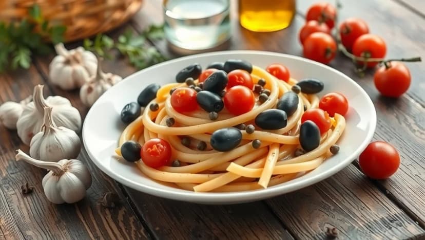 Pasta puttanesca recept som smakar verkligen gott