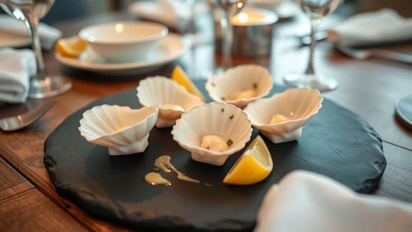 Pilgrimsmusslor recept för hembjudningar