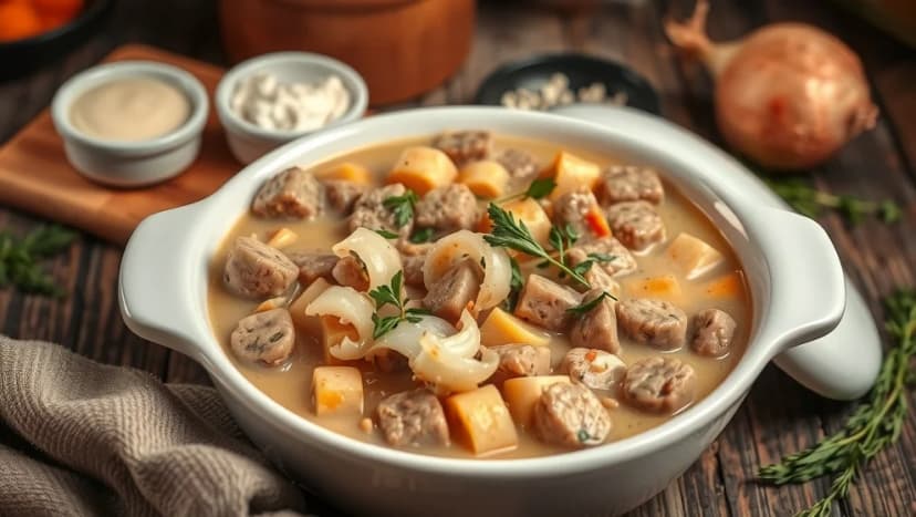 Korv stroganoff hemma på 30 minuter