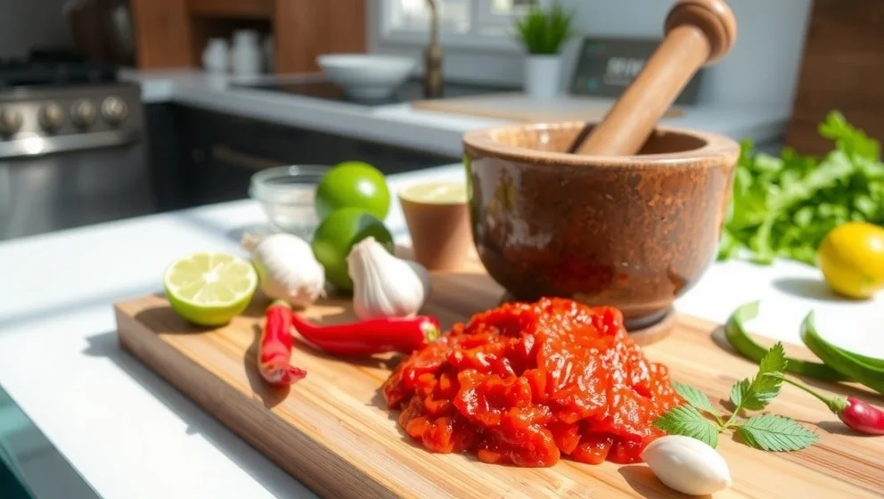 Gör ditt eget sambal oelek hemma