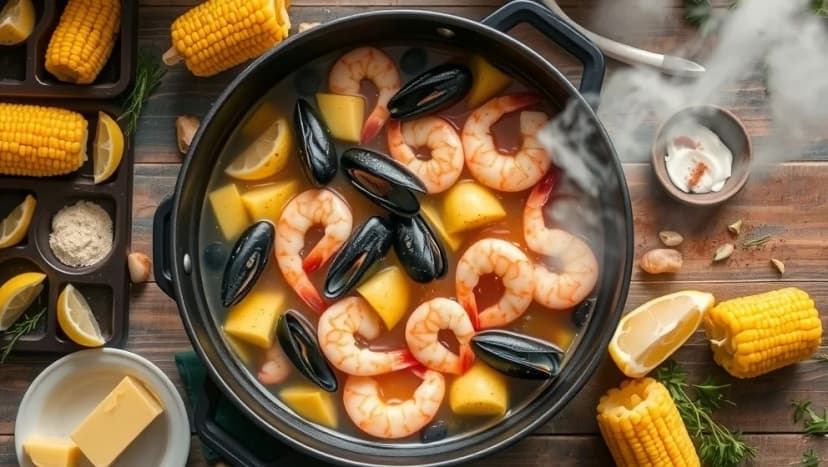 Gör seafood boil hemma själv