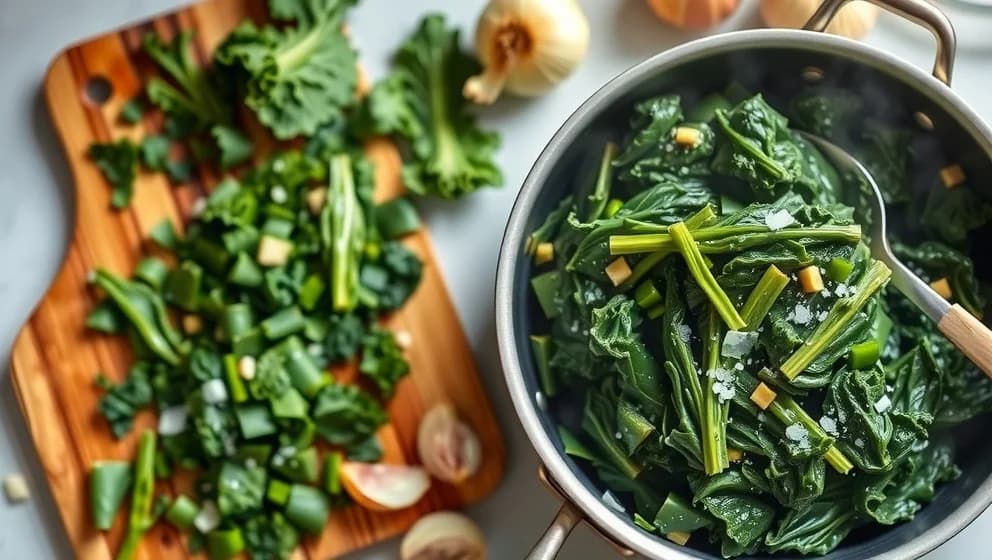 Stuvad grönkål recept som smakar riktigt gott