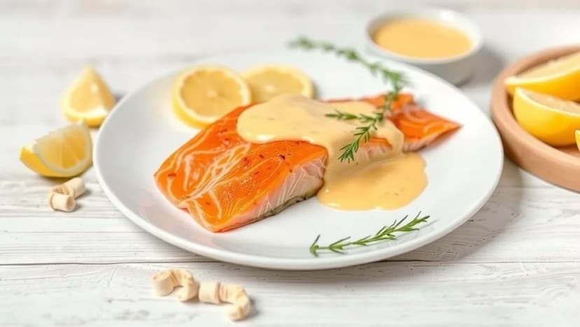 Supergod sås till varmrökt lax