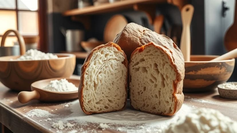 Enkelt surdegsbröd recept som fungerar