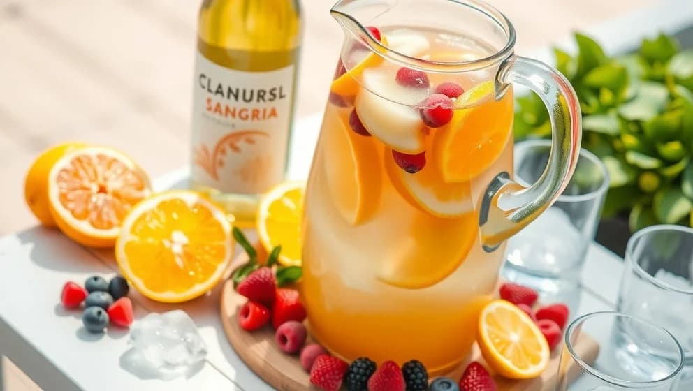 Gör din egen vita sangria hemma