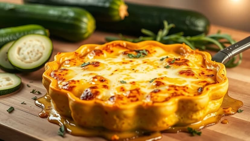 Enkel zucchini gratäng som alla älskar